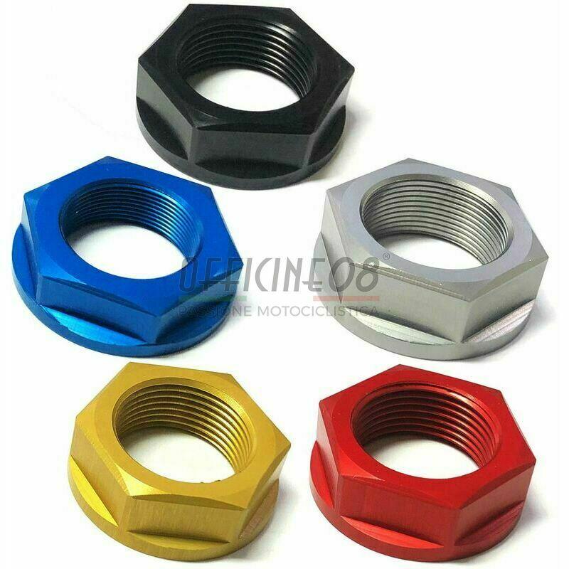 Steering head nut M25x1 alloy