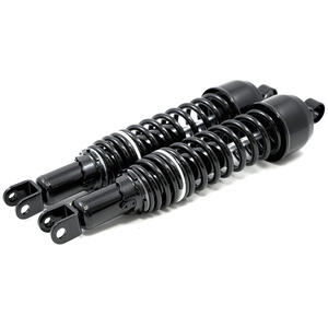 Twin rear dampers 335mm Old Style black