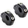 Coppia riser LSL arretrati 16/25mm manubrio 22mm nero - Foto 1