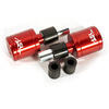 Coppia contrappesi antivibranti LSL cilindrici rosso candy - Foto 1