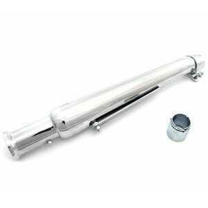 Exhaust muffler Trumpet angled chrome right - Pictures 2