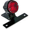 Fanalino posteriore alogeno Bobber nero con portatarga - Foto 1