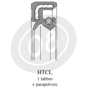 Engine oil seal HTCL 27x17x5mm - Pictures 2