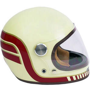 Motorcycle helmet full face By City Roadster II cream