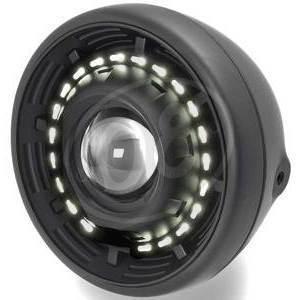 Faro anteriore 7'' Cyclope alogeno/led nero - Foto 2