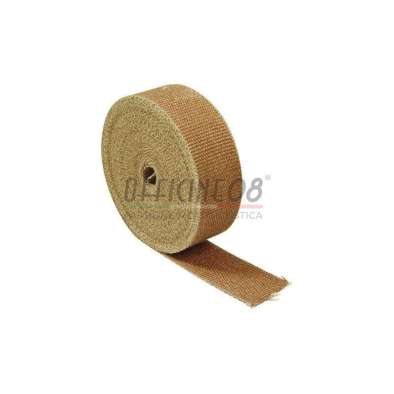 Exhaust pipe wrap 982° copper 25mm 15mt