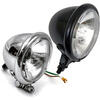 Faro anteriore 4.5'' Bates Style alogeno attacco basso nero opaco lente rigata - Foto 1