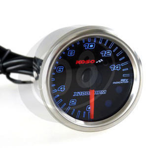 Electronic tachometer Koso GP 15K dial black - Pictures 4