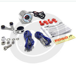 Electronic tachometer Koso GP 15K dial black - Pictures 3