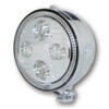 Faro anteriore 5.3/4'' Highsider Cafe Racer full led attacco basso cromo - Foto 1