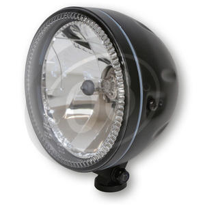 Faro anteriore 5.3/4'' Highsider Skyline alogeno/led attacco basso nero opaco - Foto 2