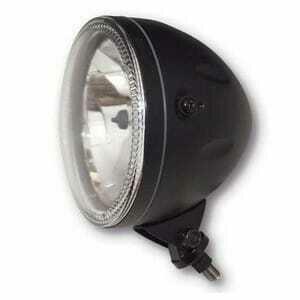 Faro anteriore 5.3/4'' Highsider Skyline alogeno/led attacco basso nero opaco