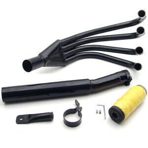 Impianto di scarico per Kawasaki GPZ 750 Uni-Track Marving 4 in 1 Racing