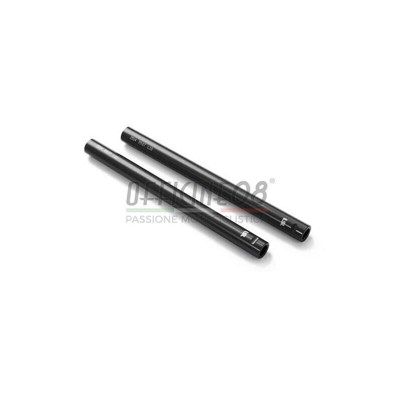 Clip-on tubes 22mm LSL black pair