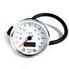 Electronic multifunction gauge Acewell Classic 551-AC 12k bezel chrome dial white - Pictures 1