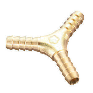 Fuel hose joint Y 6mm brass