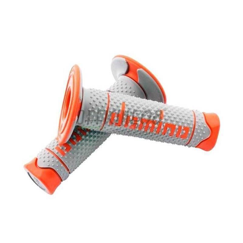 Handlebar grips Tommaselli Off Road DSH grey/orange