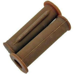 Coppia manopole Tommaselli Daytona 22mm marrone