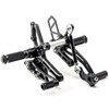 Kit pedane arretrate per Moto Guzzi V 7 i.e. -'11 LSL nero - Foto 1