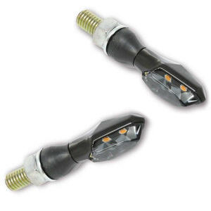 Led winkers Highsider Sonic-X2 black matt pair