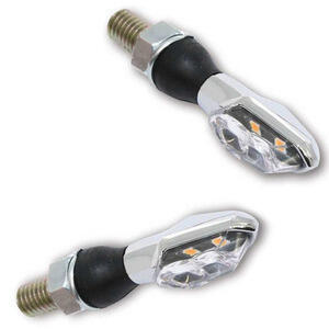 Coppia frecce led Highsider Sonic-X2 cromo