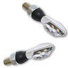 Coppia frecce led Highsider Sonic-X2 cromo - Foto 1