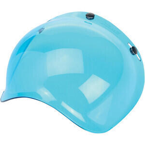 Motorcycle helmet visor Biltwell Bubble blue