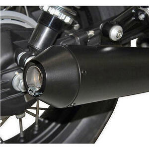 Exhaust muffler Moto Guzzi V 7 i.e. Mistral conical short pair - Pictures 4