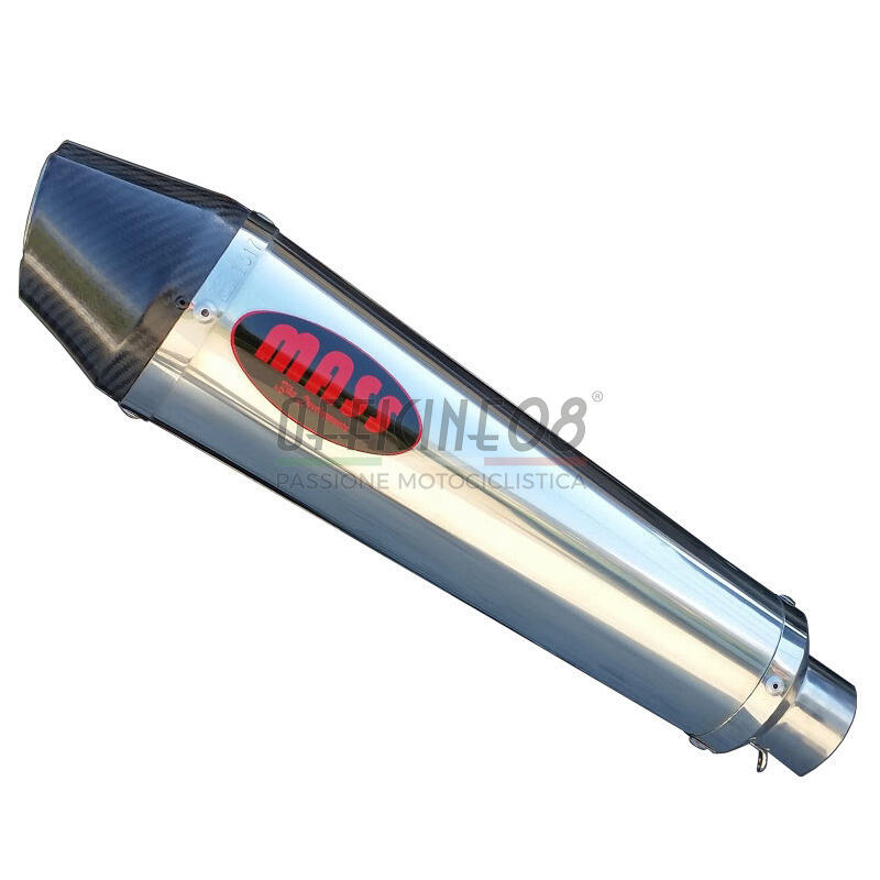 Exhaust muffler Mass Evo stainless steel