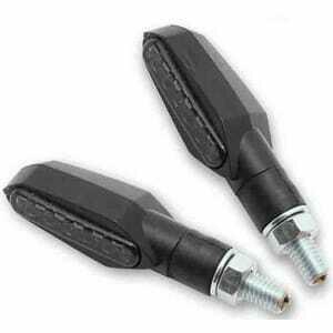 Led winkers Multi black matt smoked pair