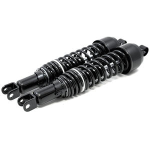 Twin rear dampers 365mm fork Old Style black
