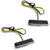 Coppia frecce led Highsider Stripe nero opaco - Foto 1
