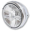 Full led headlight 7'' Highsider Reno Type3 chrome - Pictures 1
