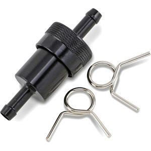 Fuel filter 8mm alloy black - Pictures 2