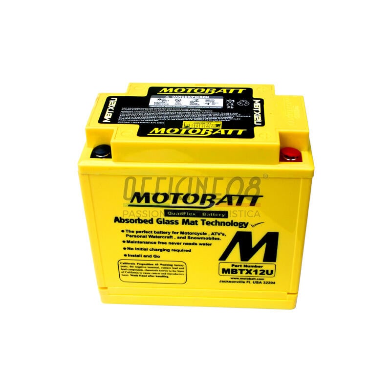 Motobatt batterie moto mbtx12u