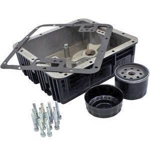 Oil sump Moto Guzzi Serie Grossa low filter black