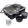 Coppa olio motore per Moto Guzzi Serie Grossa filtro inferiore completo nero - Foto 1