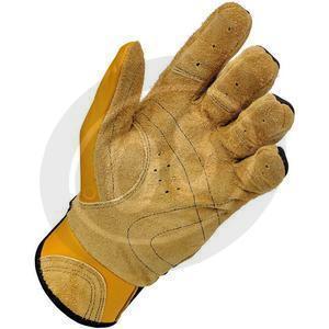 Motorcycle gloves BiltWell Bantam mustard/black - Pictures 5
