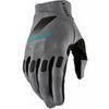 Guanti moto 100% Ridefit grigio/verde - Foto 1