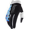 Gants moto 100% I-Track System noir - Photos 1