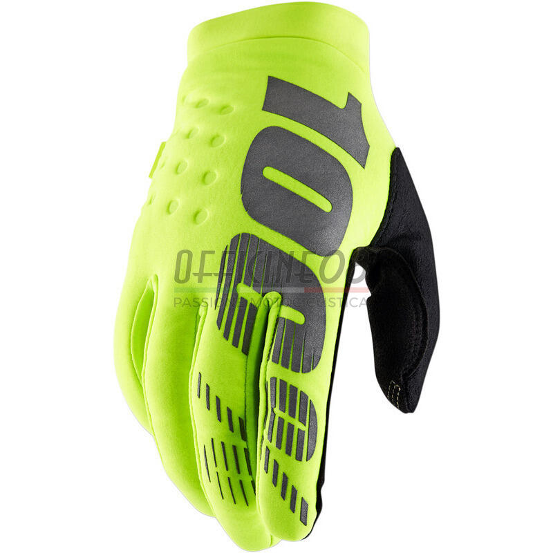 Gloves 100% Brisker yellow