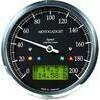 Electronic multifunction gauge Motogadget ChronoClassic Speedo 200Km/h black polish ring - Pictures 1