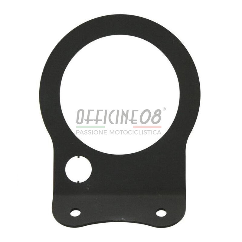 Piastra supporto strumentazione per Moto Guzzi 80mm nero