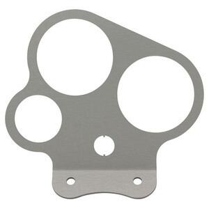 Piastra supporto strumentazione per Moto Guzzi 80-80-52mm grigio