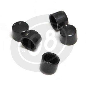 Hexagonal head bolt cover M8 plastic black set 5pc - Pictures 2