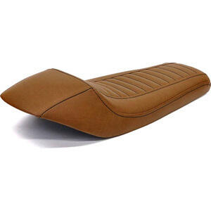 Universal motorcycle complete seat Street Track brown - Pictures 2