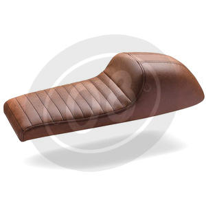 Universal motorcycle complete seat Classic brown - Pictures 2