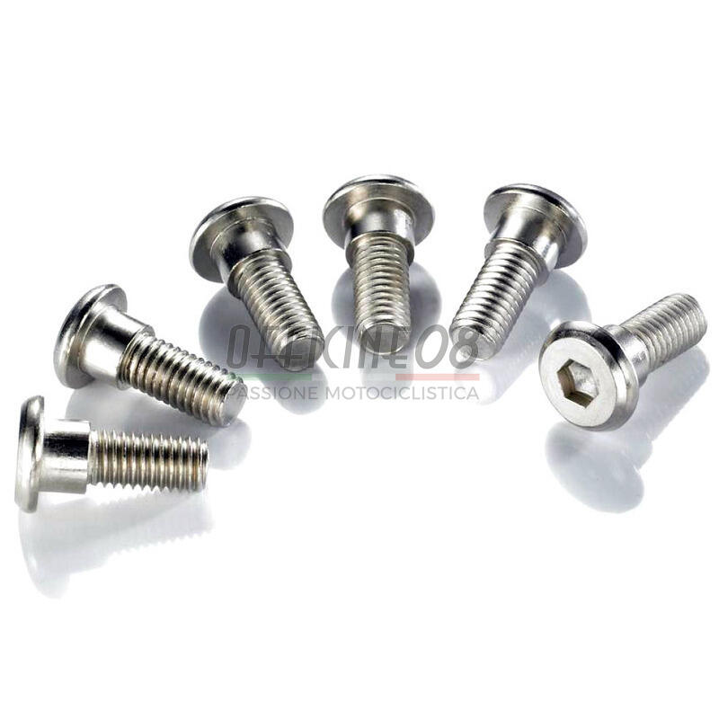 Bullone fissaggio disco freno M8x1.25 set 6pz