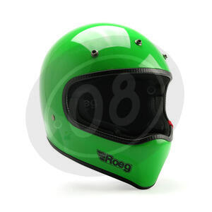 Motorcycle helmet full face ROEG Peruna green - Pictures 5