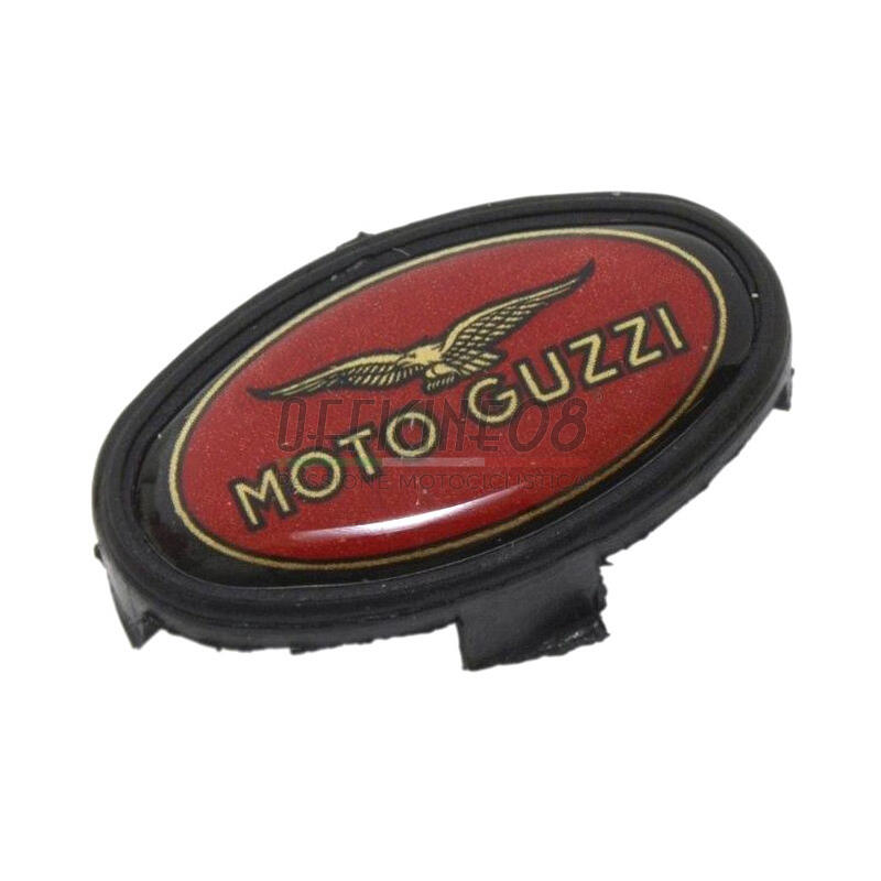 Emblema coperchio distribuzione per Moto Guzzi Serie Grossa i.e. 8V sinistro